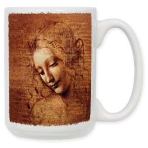  Da Vinci La Scapigliata 15 Oz. Ceramic Coffee Mug 