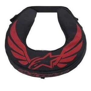   Alpinestars Youth Neck Roll   One size fits most/Black/Red Automotive