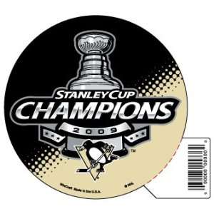  Stanley Cup Champions 09 Penguins Die Cut Magnet Sports 