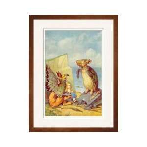 The Mock Turtle And The Gryphon Illustration From alice In Wonderland 