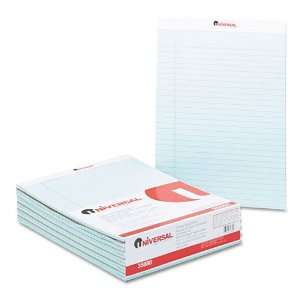    Colored Perforated Note Pads, Wide Rule, Letter, Blue, 50 Sheet 