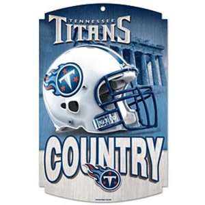  Tennessee Titans NFL Wood Sign