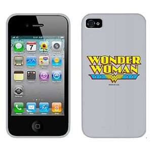  Wonder Woman Logo on Verizon iPhone 4 Case by Coveroo 