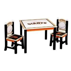  Guidecraft MLB San Francisco Giants Table and Chair Set 