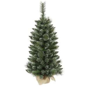  3 ft. PVC Christmas Tree   Frosted   Snow Tip Pine/Berry 