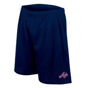  Atlanta Braves Cross Bar Synthetic Shorts Sports 