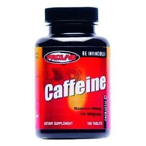  Prolab Caffeine, Maximum Potency, 200 mg, Tablets, 100 