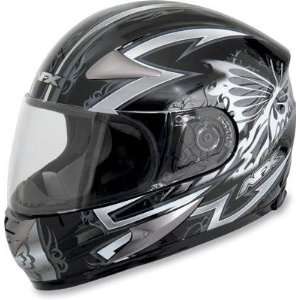  AFX FX 90 Helmet , Size Lg, Style Passion, Color Silver 