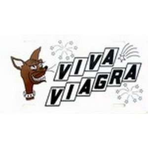 Viva Viagra Funny License Plates Plate Tag Tags auto vehicle car front