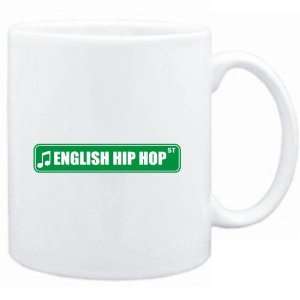  Mug White  English Hip Hop STREET SIGN  Music Sports 