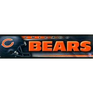  Chicago Bears Bumper Sticker Decal
