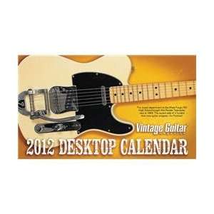  Hal Leonard 2012 Vintage Guitar Magazine Desk Calendar 