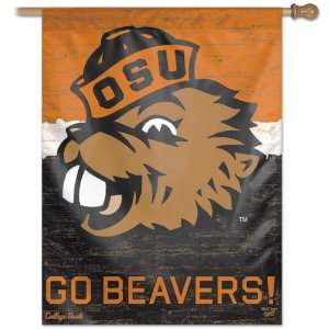  Oregon State Beavers College Vault Vertical Flag 27x37 