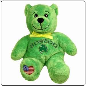    Boston Symbolz Plush Green Bear Stuffed Animal Toys & Games