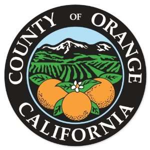  Orange County Seal California car bumper window sticker 4 