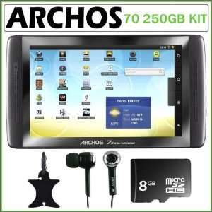  Archos 70   250 GB Internet Tablet (Black) + Accessory Kit 