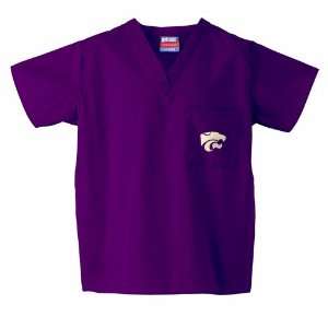 Kansas State Wildcats Ncaa Classic Scrub 1 Pocket Top (Purple) (X 