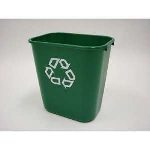  Desk Side Paper Recycling Container in Green [Set of 12 