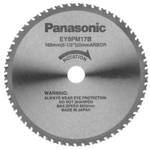 Panasonic EY9PM17B 6 1/2 Inch 56 Teeth Thin Metal Cutting Blade