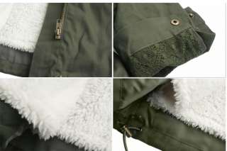 Hot Womens Warm Hooded Faux Fur Winter Long Jacket Coat  
