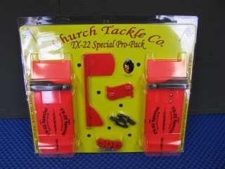 CHURCH TACKLE TX 22 SPECIAL PRO PAK PLANER BRD&FLAG SYS  