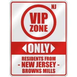  FROM BROWNS MILLS  PARKING SIGN USA CITY NEW JERSEY