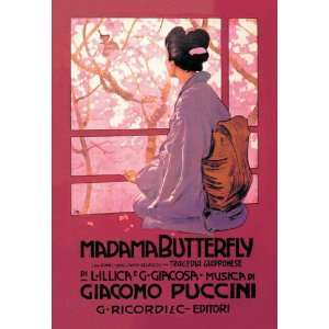  Madama Butterfly 12x18 Giclee on canvas