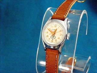 VINTAGE TIMEX EARLY 60S LADIES GIRL SCOUT BROWNIE CHROME PLATED 