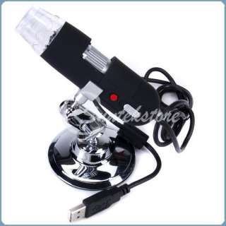 New 2.0MP 8 LED USB Digital Microscope Endoscope Magnifier 20X~800X 
