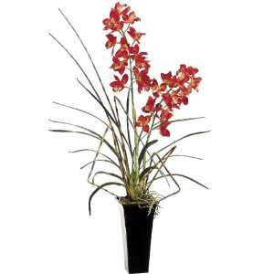  Silk Cymbidium Orchid Silk Floral Design ARWF2494 112 