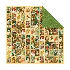  Graphic 45 Christmas Past Double Sided Cover Weight Paper 