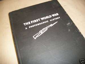 Book, First World War, Photographic History 1933  