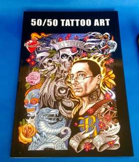 50/50 Tattoo Art Project Flash Book  