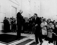   meets with President elect John F. Kennedy on December 6, 1960