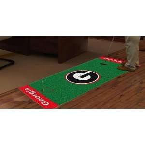 GEORGIA BULLDOGS   Golf Putting Green Mat (24x96)  