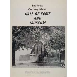  1967 Print Country Music Hall of Fame Museum Nashville 