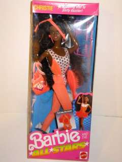NIB BARBIE DOLL 1989 AND THE ALL STARS CHRISTIE RUNNING  