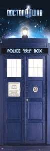 DOCTOR WHO   TV SHOW DOOR POSTER (TARDIS & VORTEX)  