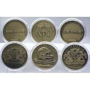  Miami Dolphins Bronze Super Bowl Coin Collection 