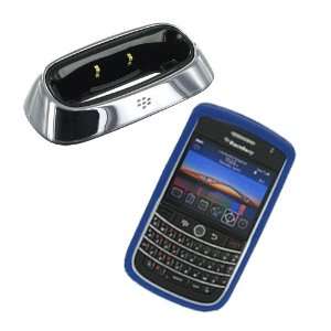   Skin Cover Case and Charging Pod for Blackberry Tour 9630 Electronics