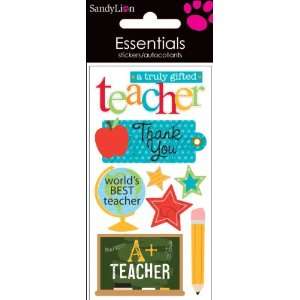    Essentials Dimensional Sticker, Gifted Teacher 