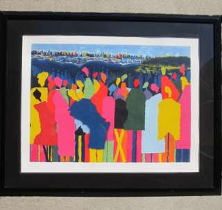 LEO POSILLICO Signed numbered Serigraph NO. 152/295 Artist Crossing 