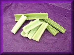 Wax Celery (scented), embeds, Fake Food Fruit, 8 oz  