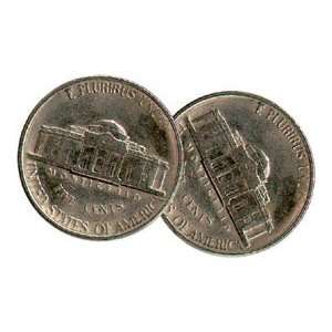   sided Tail Nickel coin money Magic Trick closeup 