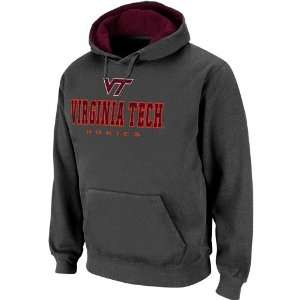 Virginia Tech Hokies Charcoal Sentinel Pullover Hoodie 