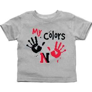  Northeastern Huskies Toddler My Colors T Shirt   Ash 