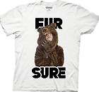 New Workaholics TV Show Fur Sure Blake Sunglasses Bear Coat Men T 