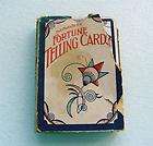 Vintage 1920s FORTUNE TELLING CARDS   In 3 Languages