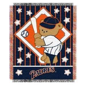 San Diego Padres 36x48 Woven Baby Throw Blanket