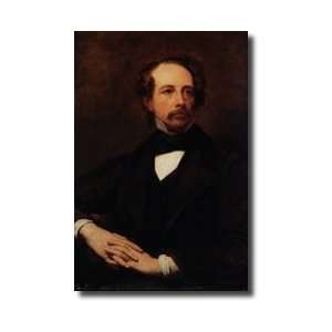  Portrait Of Charles Dickens 18121870 1855 Giclee Print 